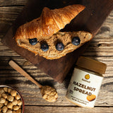 Natinut 78% Hazelnut Paste - Natural Crunchy Hazelnut Butter with Real Nut Pieces, Roasted, Glucose-Free, Vegan, Palm Oil Free - Premium Hazelnut