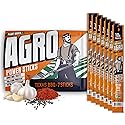 AGRO POWER Vegan Jerky Sticks, 10g Protein per Stick, Texas BBQ Plant-Based, 7 Stick Bag, Non-GMO, 40% Less Sodium, Zero Cholesterol, Meat