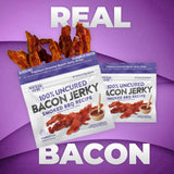 Bacon Jerky Variety Pack | 5 Flavors & Up to 24g Protein Per Bag | Fully Cooked, Bold Flavors, Exceptionally Tender, High Protein Carnivore Snacks |