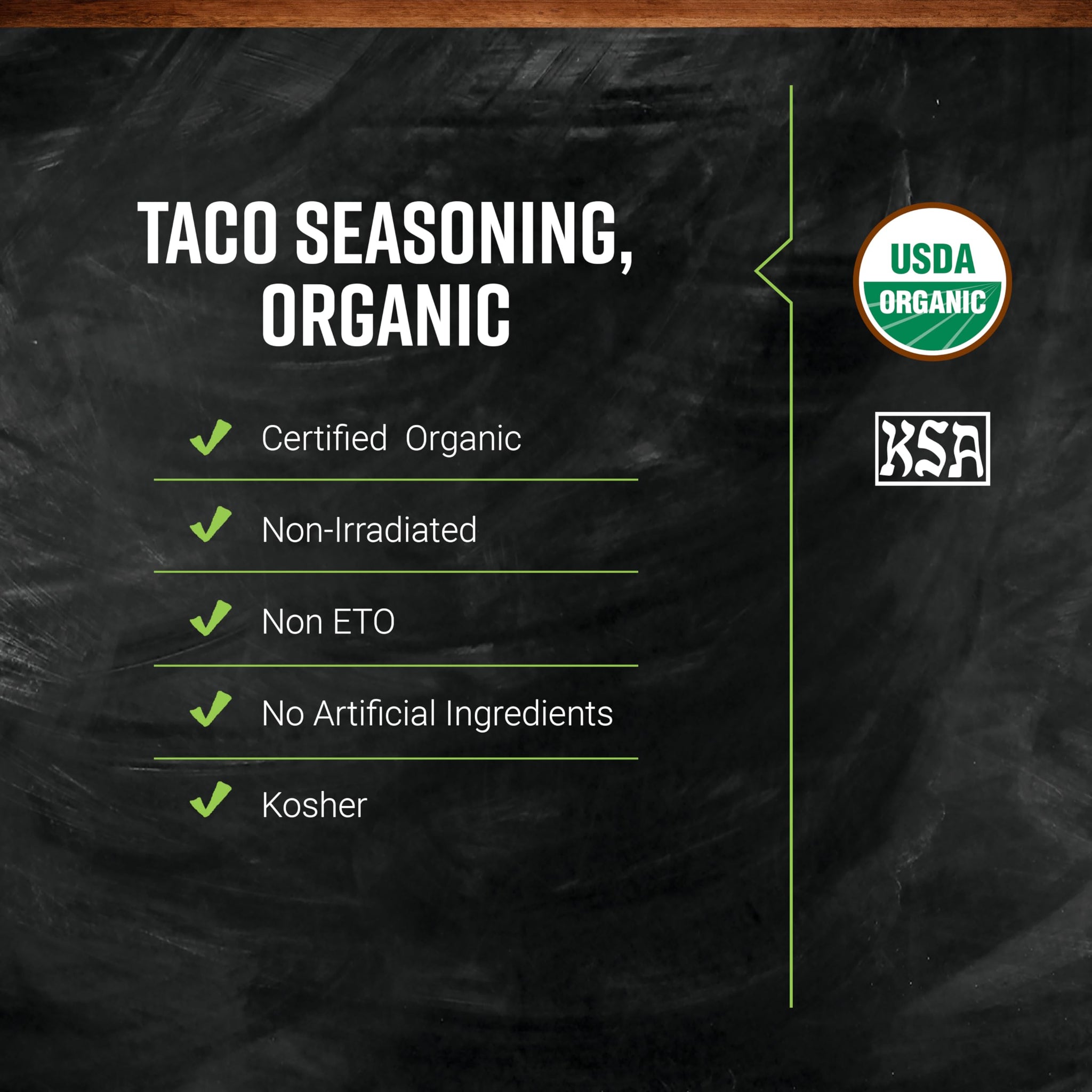Frontier Co-op Salt-Free Taco Seasoning, 1-Pound Bulk, Certified Organic, Mexican-Inspired Spices for Tacos, Dips, Burritos