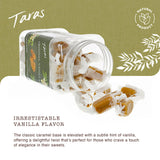 Taras Gourmet Vanilla Caramels | All Natural Candy | Creamy & Individually Wrapped with Real Butter (20 oz)