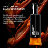 Cook by Color, Gluten Free & Sugar Free BBQ Sauce, Keto BBQ Sauce, Low Sodium, Infused with Habanero, Bell Pepper, Orange & Carrot, Unique Barbeque