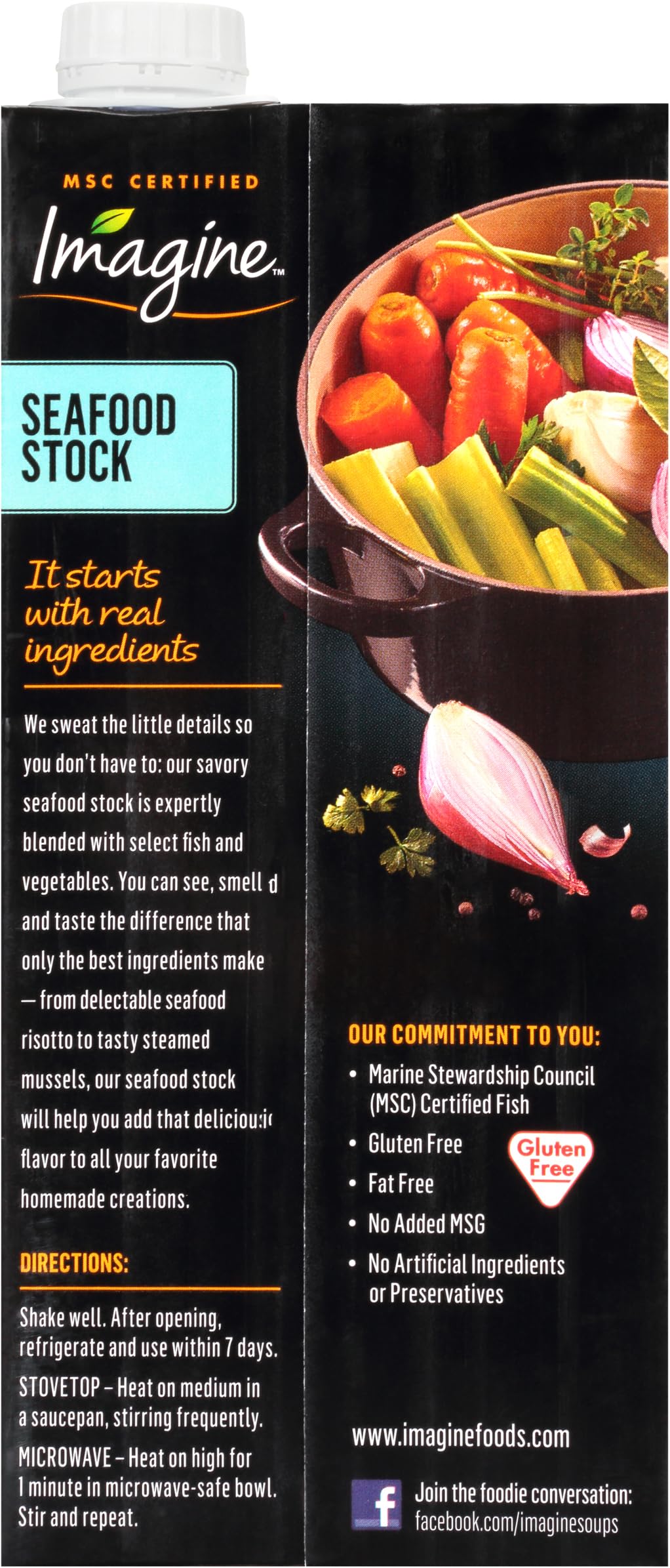 Imagine Seafood Stock 32 oz
