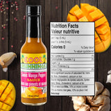 Cool Runnings Sweet Mango Pepper Sauce, 148ml - Sweet and Tangy Caribbean Hot Sauce, Perfect table top hot sauce for your rice, pizza, wings, pasta