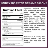WinCrest Bulk Honey Roasted Sesame Sticks - 5 Lb Case