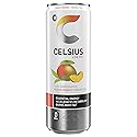 Celsius, Peach Mango Green Tea, 12 Fl Oz