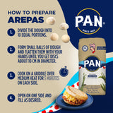 P.A.N. Whole Grain White Corn Meal - Pre-cooked Gluten Free and Kosher Flour (2lb 3.27oz) (Pack of 1)