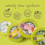SEN CHA Naturals Green Tea Mints, Sugar-Free Breath Mints, Made With Organic Japanese Matcha Green Tea, Gluten-Free, Sugar-Free, Vegan