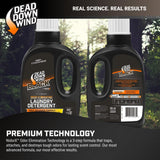 DEAD DOWN WIND BLACK Premium Unscented Laundry Detergent (20 Oz) - Scent Eliminating Liquid Detergent for Clothing and Gear - Durable Hunting Scent