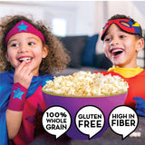 Jolly Time T Healthy Pop Microwave Popcorn, Low Fat Gluten Free Non-GMO (Healthy Pop 100's - Butter & Sea Salt, 1.2 Ounce (Pack of 4))