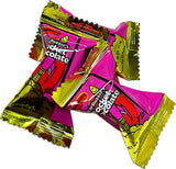 Rocket Chocolate Milk Chocolate Raspberry Flavored Caffeinated Chocolate Truffles, 50 count, Mini