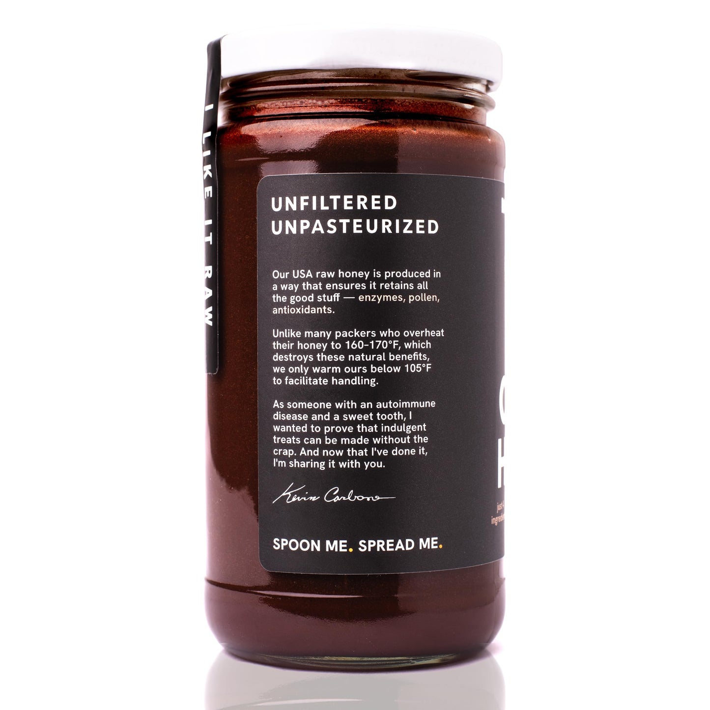 RAW HONEY PROJECT - Cacao Honey with Organic Vanilla Bean - Natural, Unpasteurized, Unfiltered, Superfood, Chocolate Spread - 1 lb