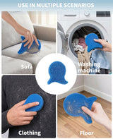 Waaqkid 12PCS Reusable Pet Hair Remover for Laundry, Pet Hair Catcher Lint Remover Tool for Washer Dryer - Effectively Removes Fur, Dander from