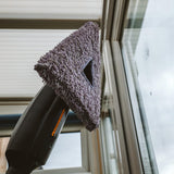 Unger Commercial Stingray Glass Washing Pads - Triangular Microfiber Pads for Efficient Indoor Window Cleaning SRPD2
