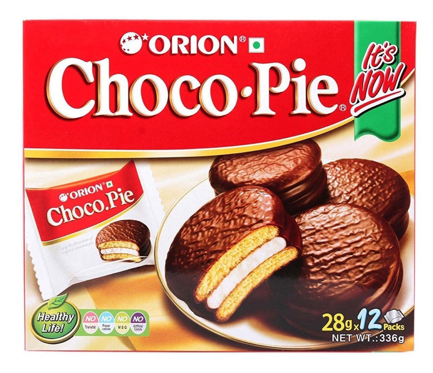 2 Boxes Orion Choco Pie with Marshmallow Cream 24 Packs