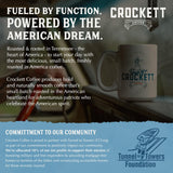 Crockett K Cups Coffee - Smooth Medium Roast Coffee Pods with Balanced Flavor, Clean Finish & All Day Energy - Convenient Single Serve for Reliable