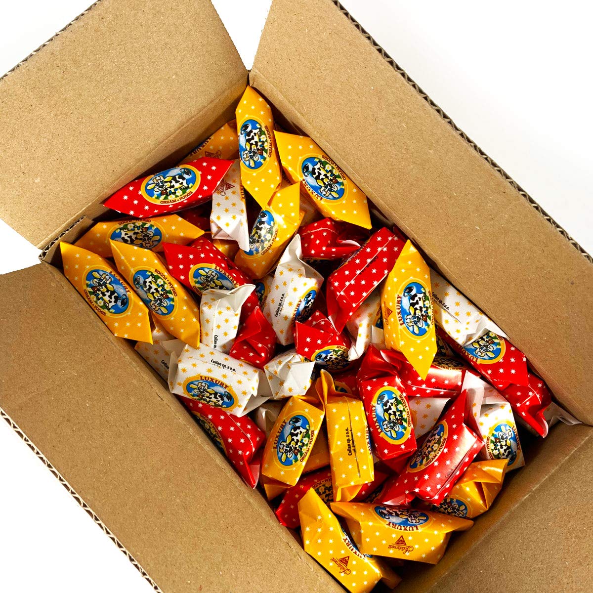 Korovka Soft Toffee, Classic Polish Milk Fudge Loose Candies 3 kg | 6.6 lb