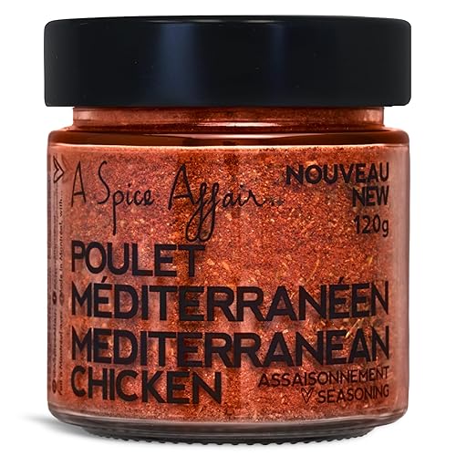 A Spice Affair’s Mediterranean Chicken Seasoning | Savoury, Herbaceous & Bright Mediterranean Blend | All-Natural, Non-GMO, Filler-Free | Perfect