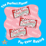 Atkinson's Mint Twists Crushed - Peppermint Red & White Candy - Gluten Free, Kosher, Vegan - Great for Baked Goods and Sweet Treats - 8 oz. Peg Bag