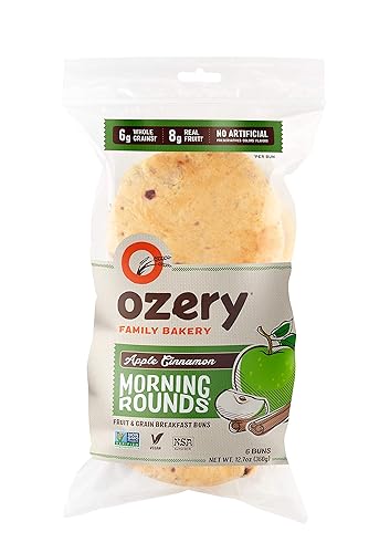 Ozery Bakery Apple Cinnamon Morning Rounds, 6-Count Bag, (Pack of 2)