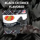 Black Licorice Scottie Dogs, Chewy Gummy Dogs, Great Candy Bowl Filler Treats, 2.75 Ounces (Pack of 2)