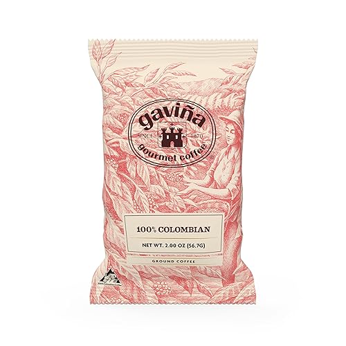 Gaviña Gourmet Coffee 100% Colombian portion packs, Medium Roast, 42 x 2 oz