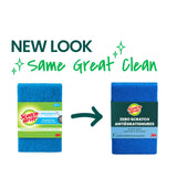 Scotch-Brite Zero Scratch Scouring Pad, Effective + Gentle Dish Scrubber for Household Cleaning, 3 Scrub Pads for Dishes, Nonstick Pots and Pans