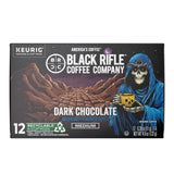 Black Rifle Coffee Company Dark Chocolate K-Cups, Rounds 12-count- Rich Dark Chocolate Favor Blended with Bold Roast in Convenient Pods