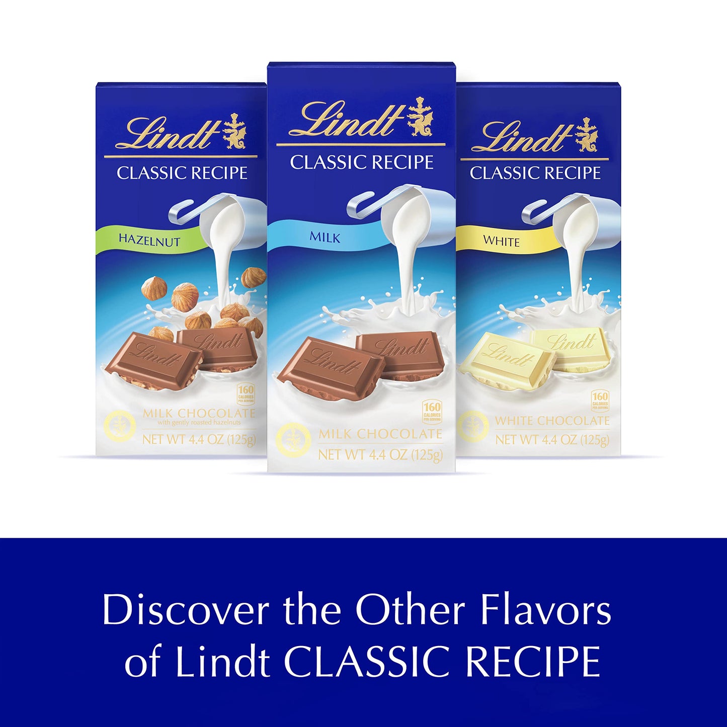 Lindt, Milk Chocolate Candy Bar, Milk Chocolate, 4.4 Ounce