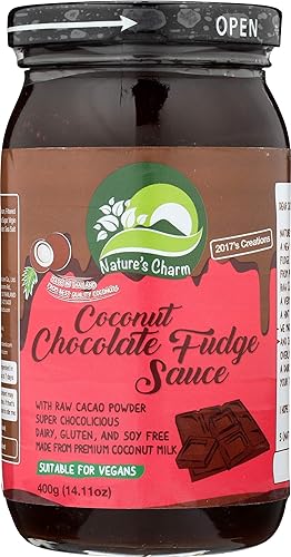 Nature's Charm Coconut Sauce Vegan and Gluten Free (Chocolate Fudge)