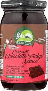 Nature's Charm Coconut Sauce Vegan and Gluten Free (Chocolate Fudge)