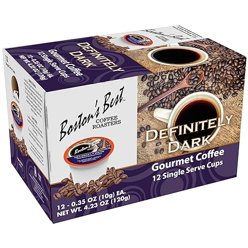 Boston’s Best Coffee - Definitely Dark Roast Coffee, Bold & Rich Gourmet, Compatible with Keurig Coffee Maker, 1 Count (12 Single Serve Cups)