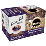 Boston’s Best Coffee - Definitely Dark Roast Coffee, Bold & Rich Gourmet, Compatible with Keurig Coffee Maker, 1 Count (12 Single Serve Cups)