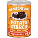 Manischewitz Pure Potato Starch, 16oz (1LB Resealable Container) Gluten Free, Non GMO, Kosher (Including Passover)