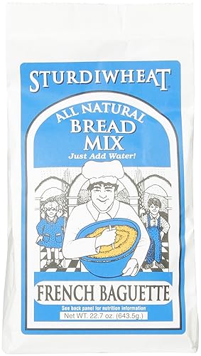 Sturdiwheat All Natural Bread Mix, French Baguette, 22.7-Ounce Package (Pack of 4)