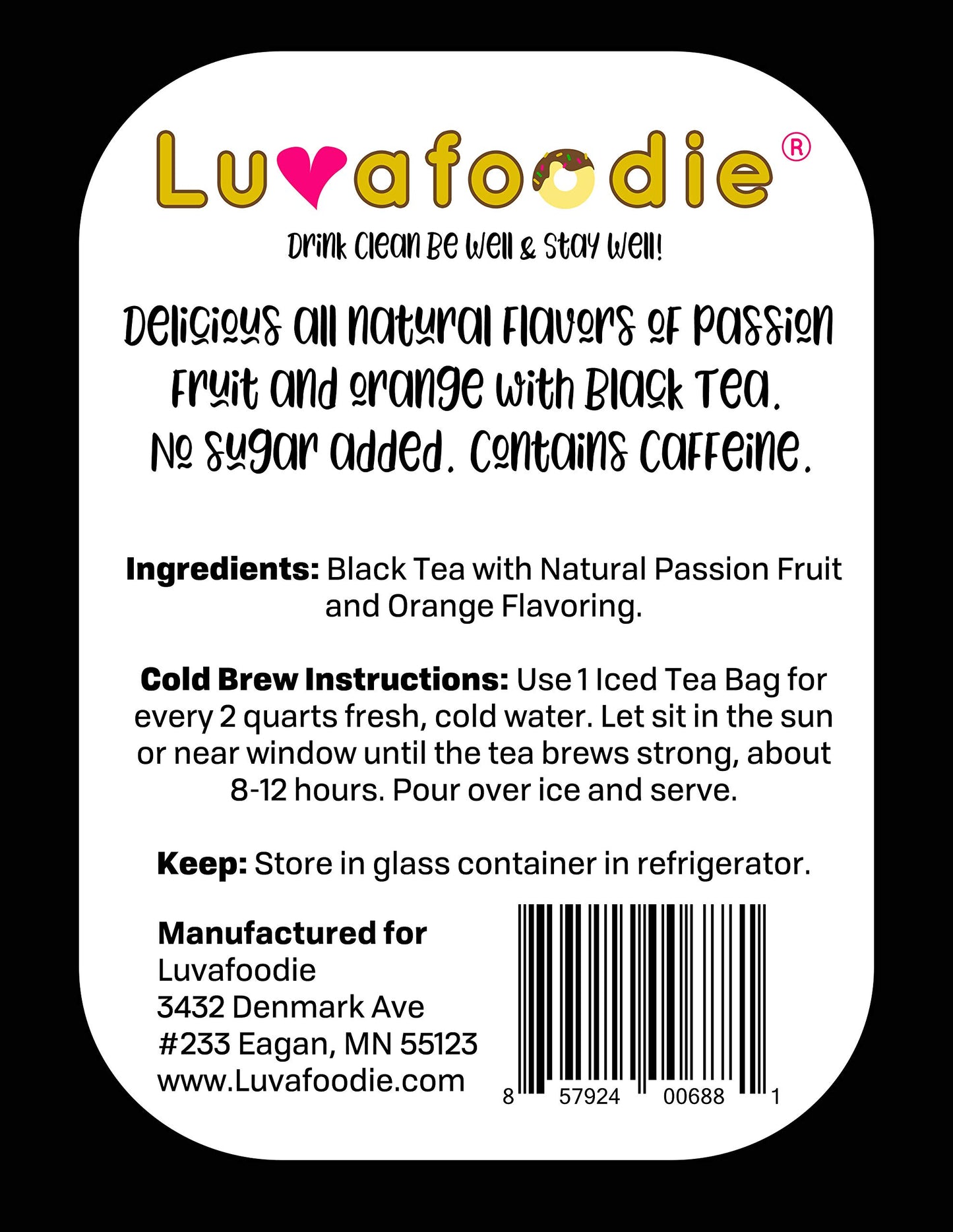 Luvafoodie Passion Lovers Iced Tea