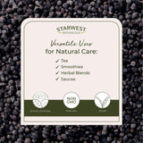 Starwest Botanicals Organic Chaste Tree Berries Whole, 1 Pound