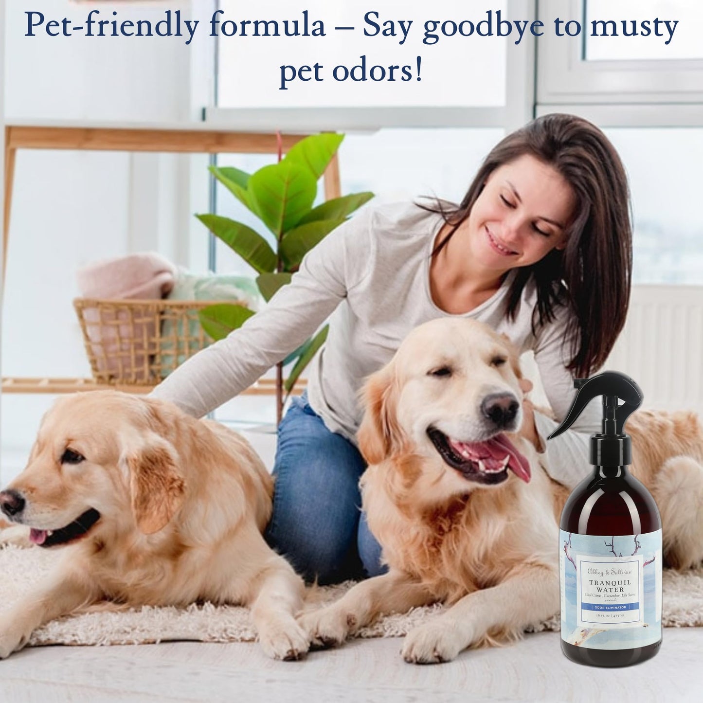 Abbey & Sullivan Odor Eliminator, Tranquil Water, 16 oz
