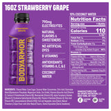 BODYARMOR Sports Drink, Strawberry Grape, Electrolyte Drink Hydration, 16 Fl Oz Bottles (12 Pack), Flavored Coconut Water with B Vitamins