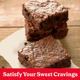 Betty Crocker Lower Sugar Brownie Mix, Double Chocolate Fudge, No Artificial Sweeteners, 14.7 oz