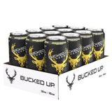Bucked Up Energy Zero Sugar | 300mg Caffeine Energy Drink with AlphaSize TeaCrine Dynamine and Huperzine A | Zero Sugar Performance Beverage, 12 Pack