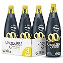 Ingrilli 100% Organic Lemon Juice, 33.8 Fl Oz Glass Bottle (Pack of 3)