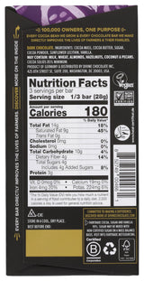 Divine Chocolate, Bar Dark Chocolate Exquisitely Rich 85%, 3 Ounce