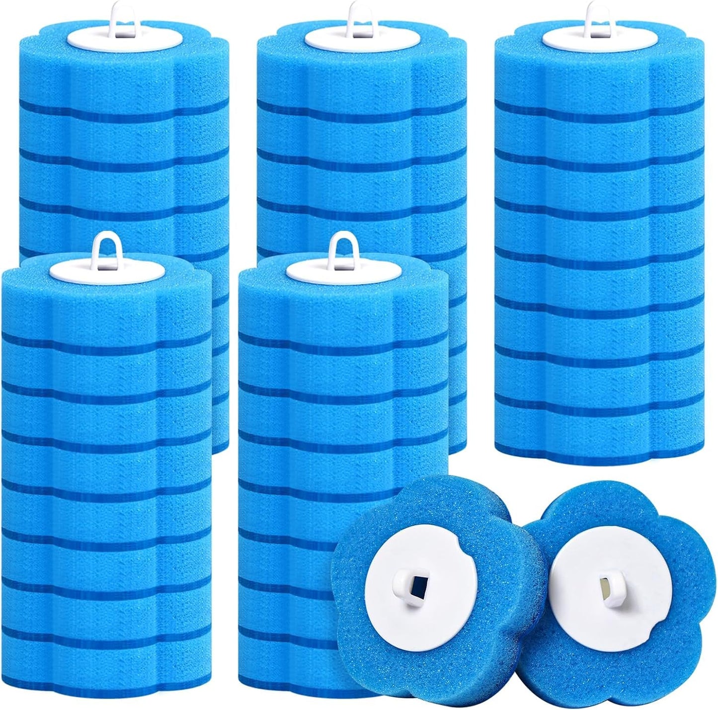 42 PCS Disposable Toilet Bowl Brush Refills, Disposable Toilet Brush Heads, Toilet Wand Disposable Refill Heads, Disposable Replacement Head (42Pcs