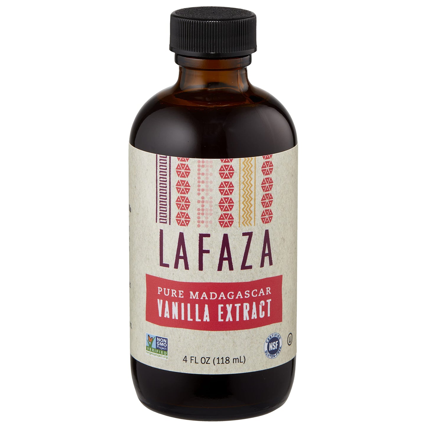 Lafaza Pure Madagascar Bourbon Vanilla Extract, All Natural, 4 oz