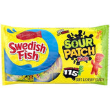 115 Count SOUR PATCH KIDS & SWEDISH FISH Bulk Candy Treat Size Variety Pack, Individual Snack Bags