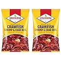 Louisiana Fish Fry Products Crawfish, Shrimp & Crab Boil Seasoning - Spicy & Delicious Seafood Powder Complete Seasoning - Low Salt Cajun Seasoning