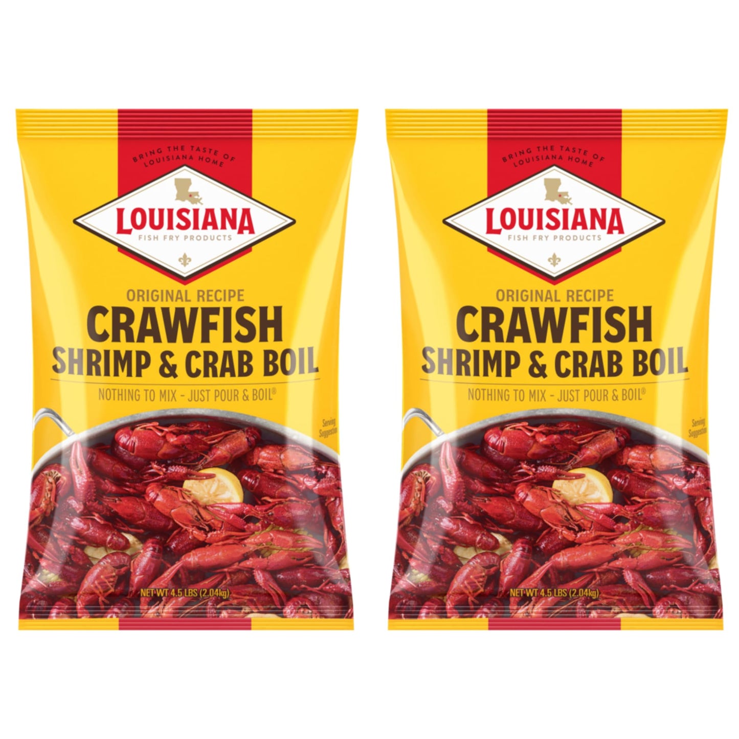 Louisiana Fish Fry Products Crawfish, Shrimp & Crab Boil Seasoning - Spicy & Delicious Seafood Powder Complete Seasoning - Low Salt Cajun Seasoning