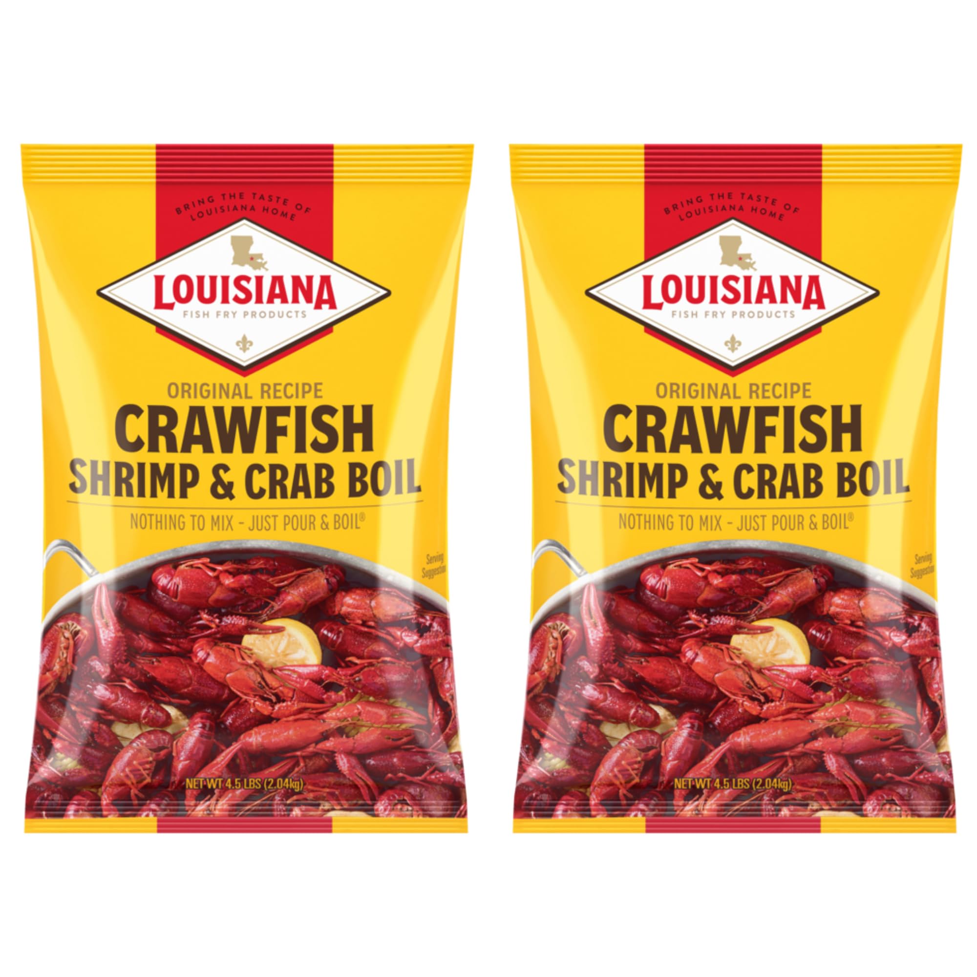Louisiana Fish Fry Products Crawfish, Shrimp & Crab Boil Seasoning - Spicy & Delicious Seafood Powder Complete Seasoning - Low Salt Cajun Seasoning