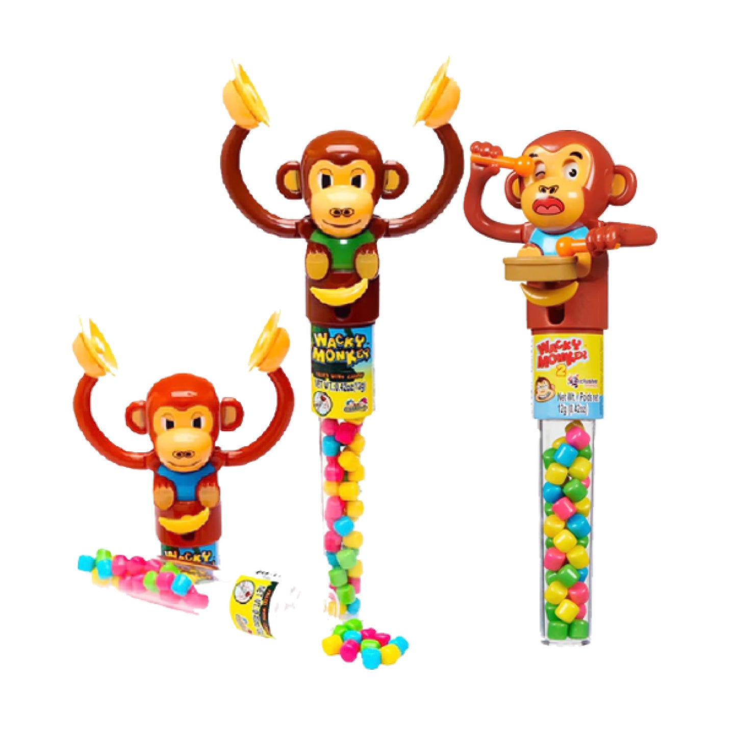 Candy Filled Wacky Monkeys 12 Count Box